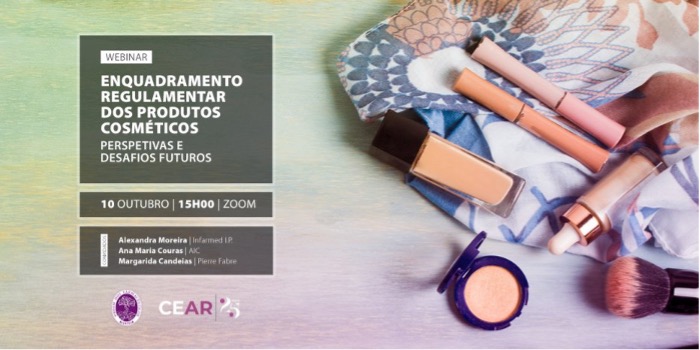 Webinar Enquadramento Regulamentar dos Produtos Cosméticos Perspetivas e Desafios Futuros